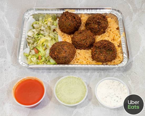 Order Falafel over Rice food online from Kababish halal grill store, Binghamton on bringmethat.com