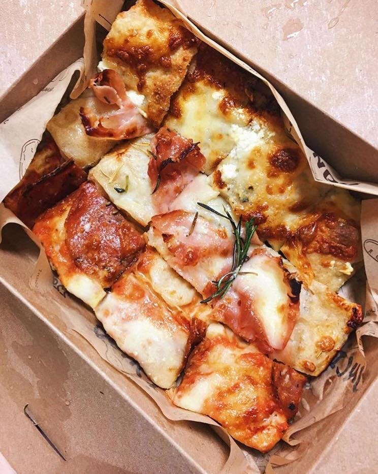 Order Soppressatta Pizza - Small 4''x 5'' (2 Slices) food online from Bonci store, Chicago on bringmethat.com