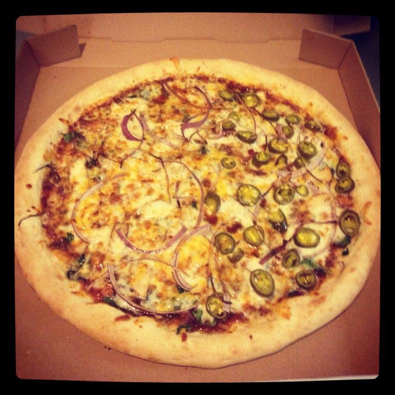Order BBQ Chicken Pizza food online from Gumby Pizza And Wings store, San Marcos on bringmethat.com