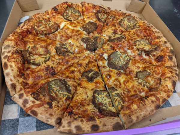 Order Meatball Pizza! food online from Magpies Gourmet Pizza Houghton store, Tucson on bringmethat.com