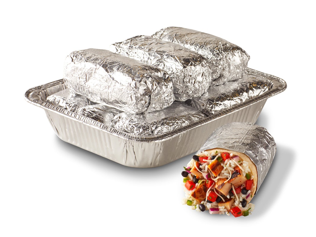 Order NEW Mega Burrito 10-Pack food online from Qdoba Mexican Eats store, Papillion on bringmethat.com