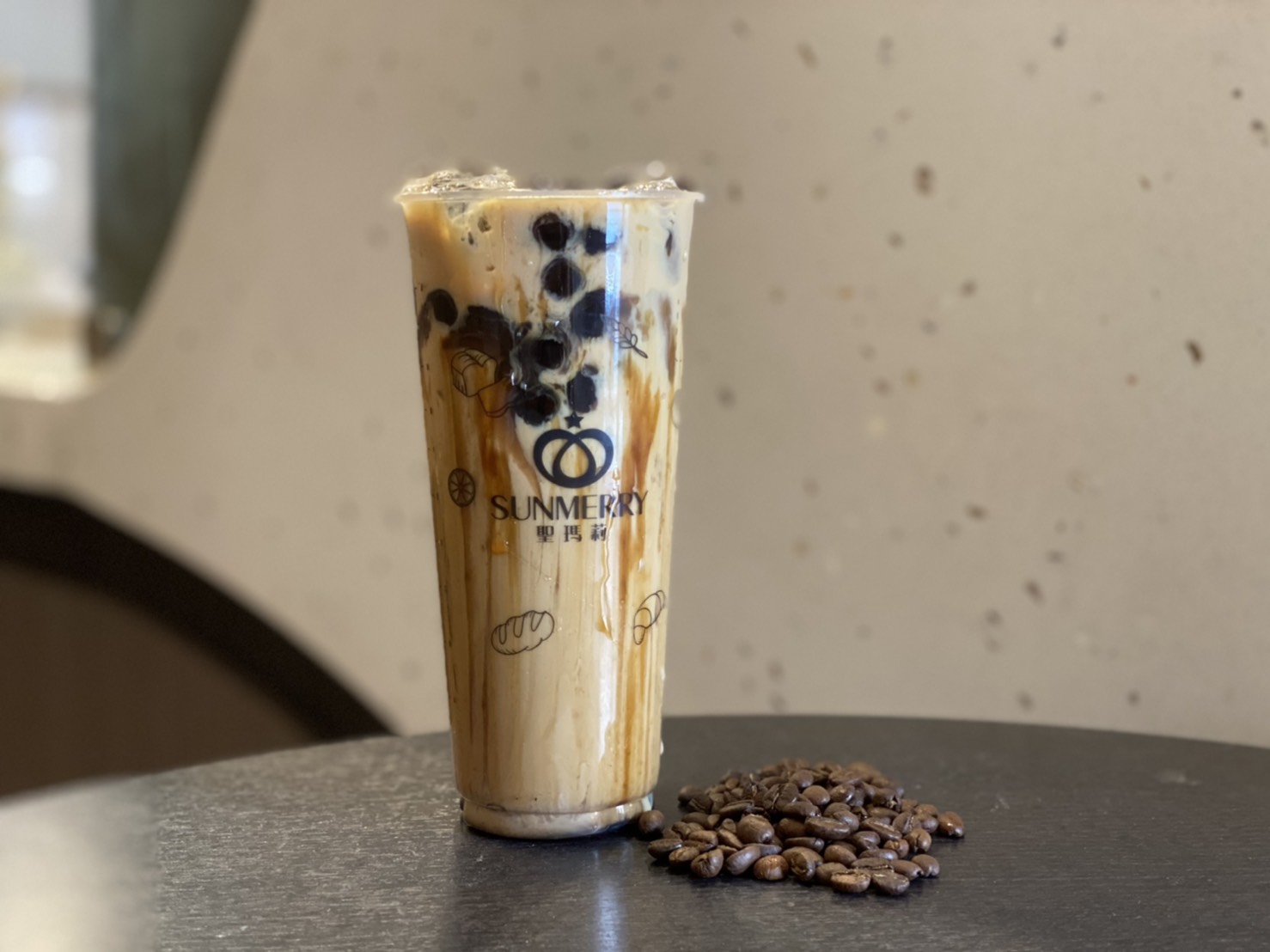 Order Brown Sugar Boba Coffee Latte food online from Sunmerry Bakery store, Irvine on bringmethat.com