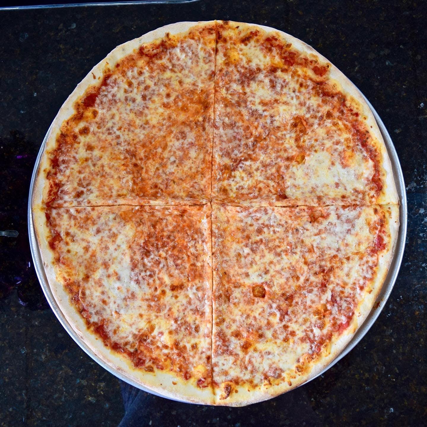 Order Cheese Pizza - Medium 14" food online from Gaby's Pizza & Grill store, Saddle Brook on bringmethat.com