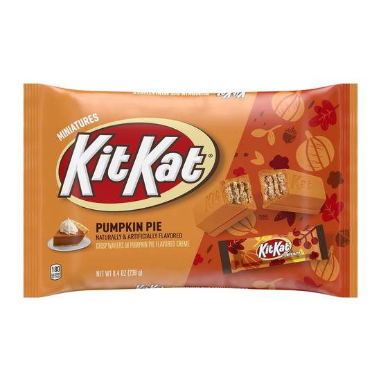 Order KIT KAT Miniatures Pumpkin Pie Flavored Creme Wafer Halloween Candy Bars, 8.4 OZ food online from CVS store, GILFORD on bringmethat.com