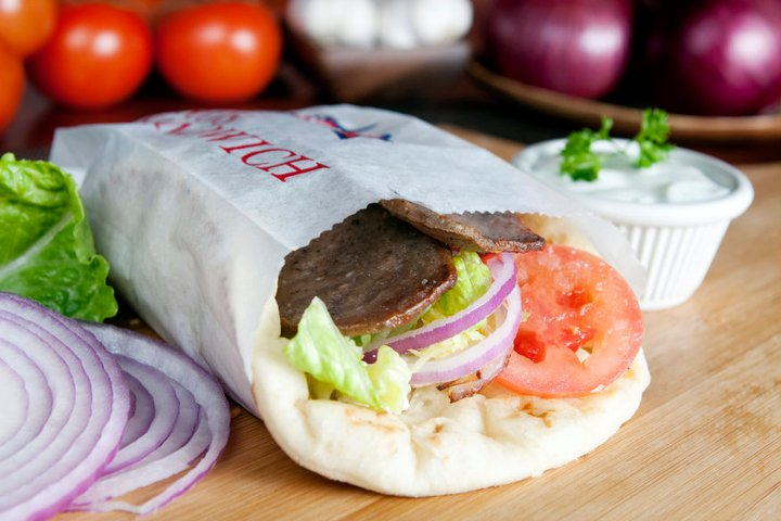 Order Greek Beef Gyro food online from Romio's Pizza and Pasta store, Seattle on bringmethat.com