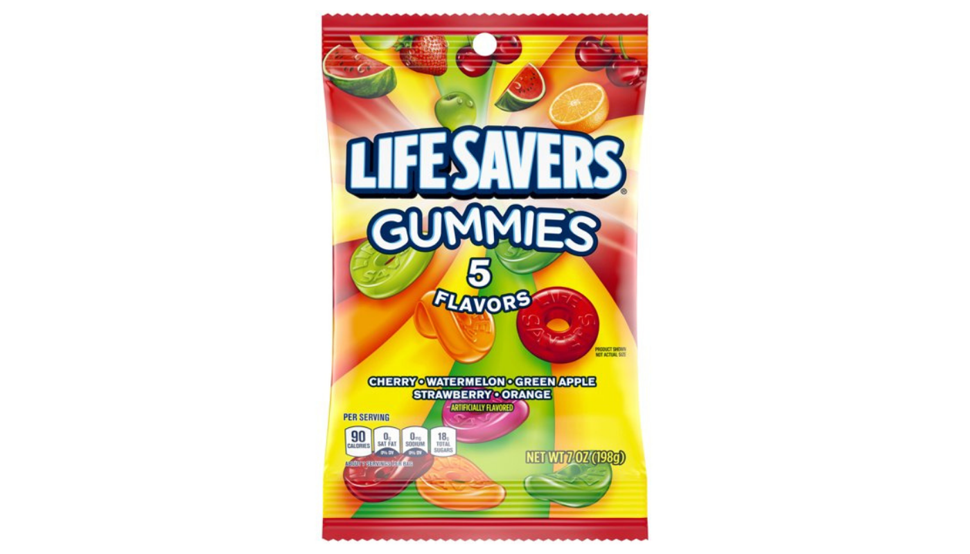 Order LifeSavers Gummies Candy 5 Flavors 7 oz Bag food online from JR Food Mart store, Camarillo on bringmethat.com