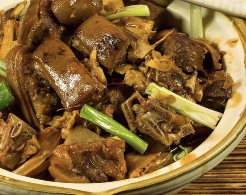 Order 腐竹草羊煲Lamb with Bean Stick in Pot food online from August Gatherings store, New York on bringmethat.com
