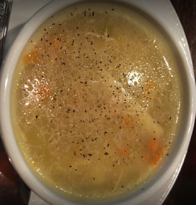Order Soup of The Day - Cup food online from Delia's Pizzeria & Grill store, Springfield on bringmethat.com