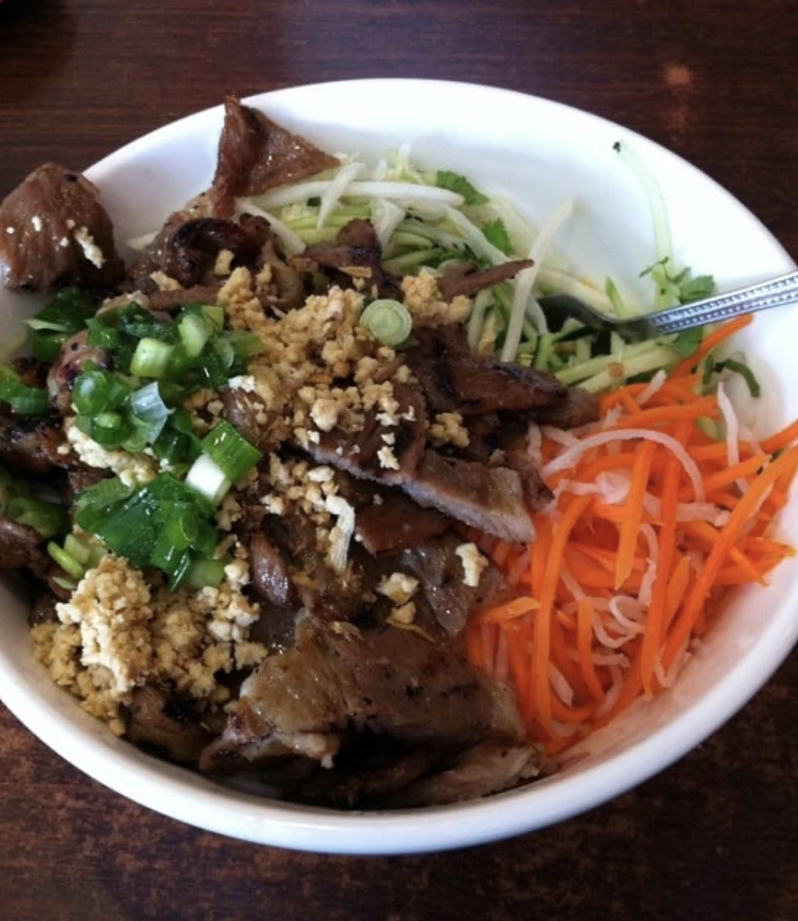 Order 31. Bun Thit Nuong food online from Quan Ngon Vietnamese Noodle House store, San Francisco on bringmethat.com
