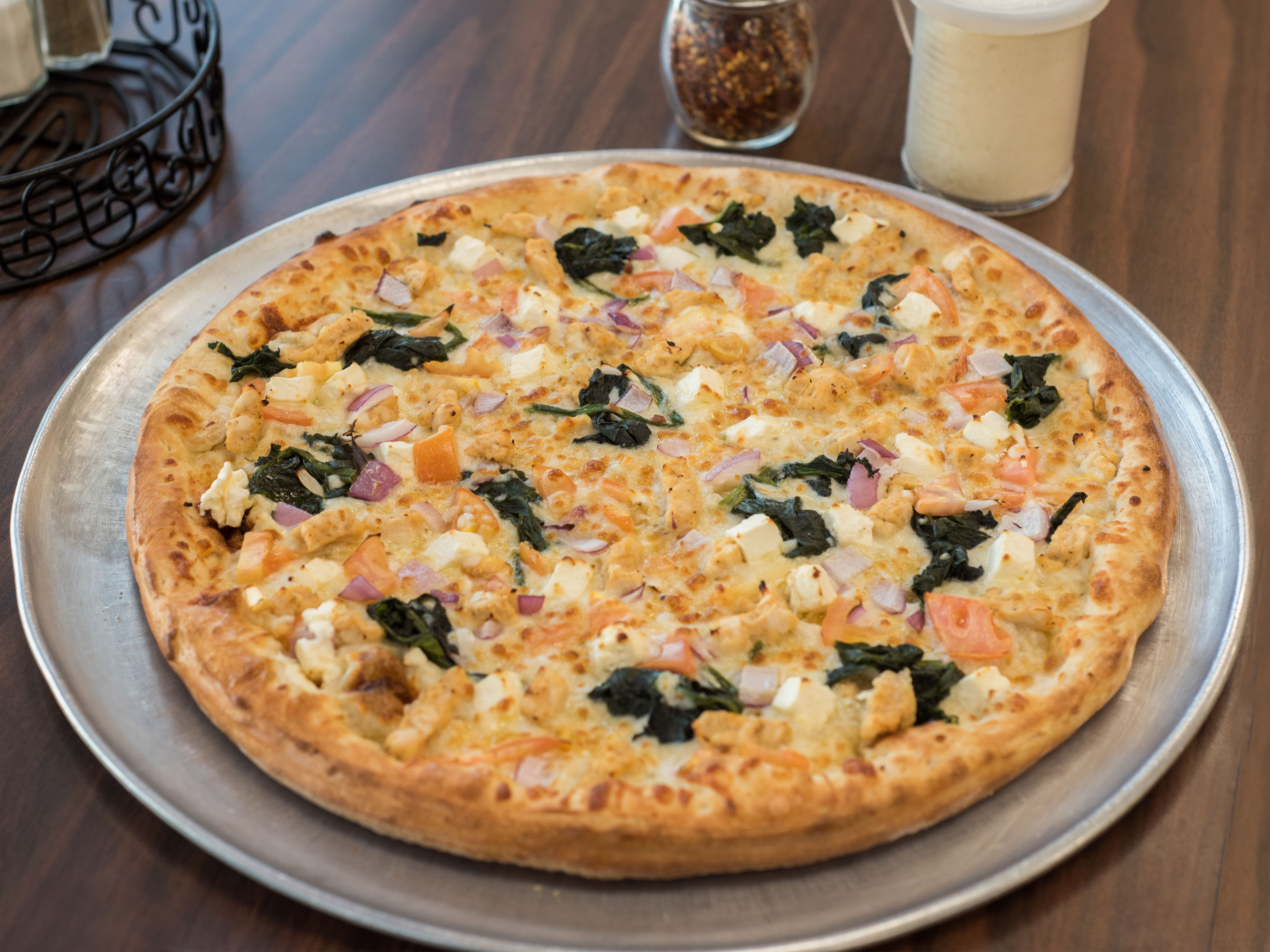 Order White Pizza food online from Flip Pizza & Grill store, Elkridge on bringmethat.com