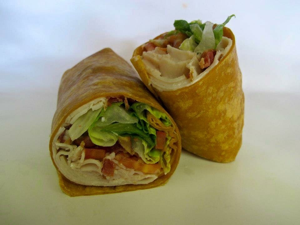 Order Turkey Wrap food online from Sandwich Club store, Langhorne on bringmethat.com