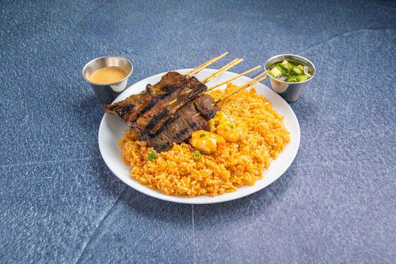 Order Beef Sate (No rice) food online from Thai Original Bbq Express store, Los Angeles on bringmethat.com