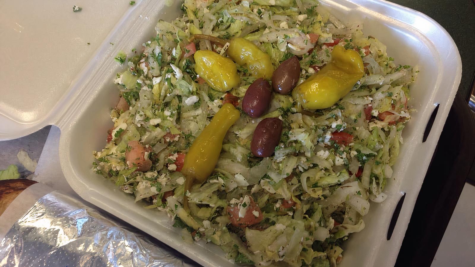 Order Greek Salad food online from Pita Pockets store, Northridge on bringmethat.com