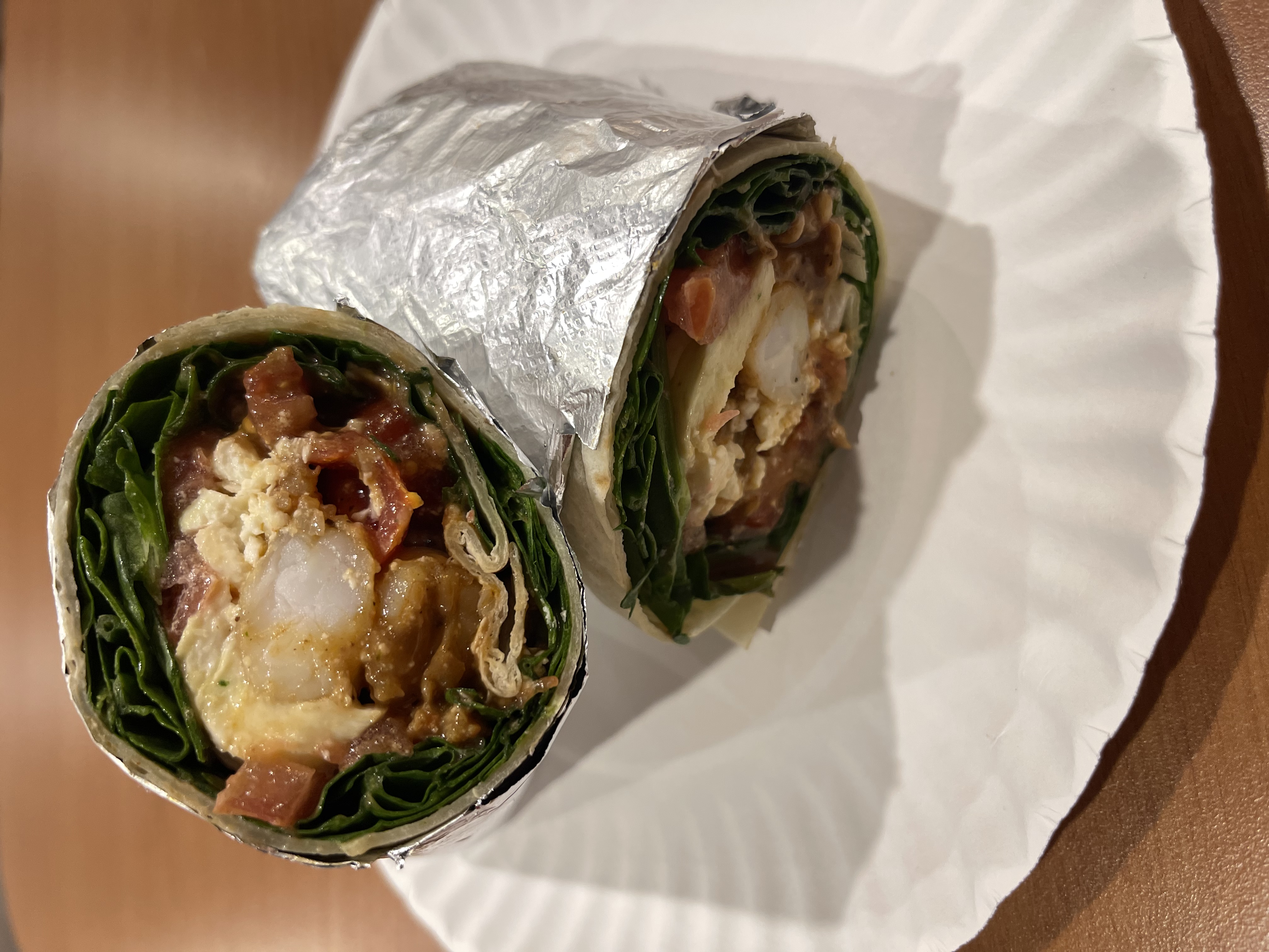 Order Shrimp Spinach Wrap food online from Goodfellas Italian Kitchen store, Saugus on bringmethat.com