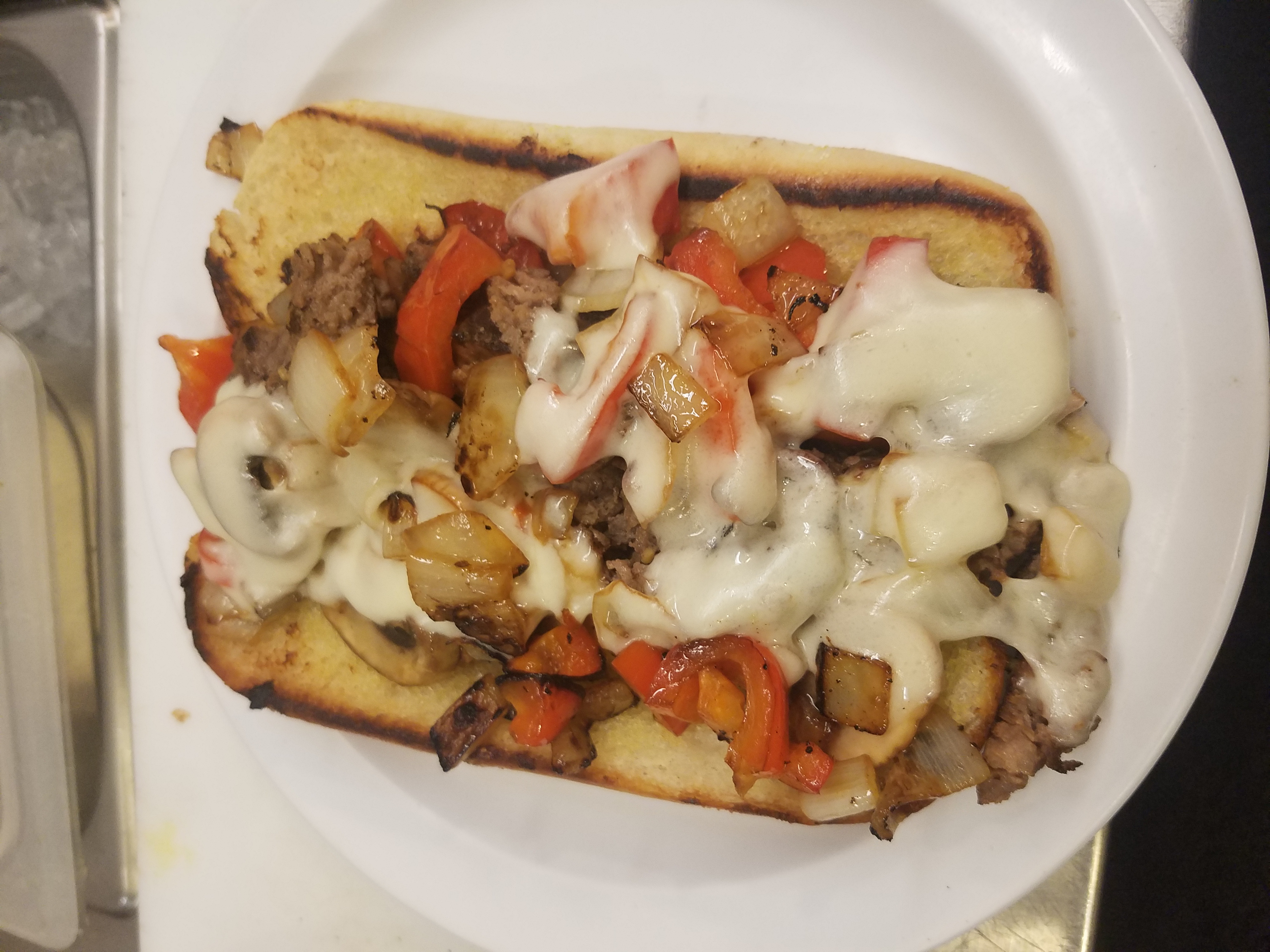 Order Philly Steak Sandwich food online from Hemi And Hogs Bar And Grill store, Medford on bringmethat.com