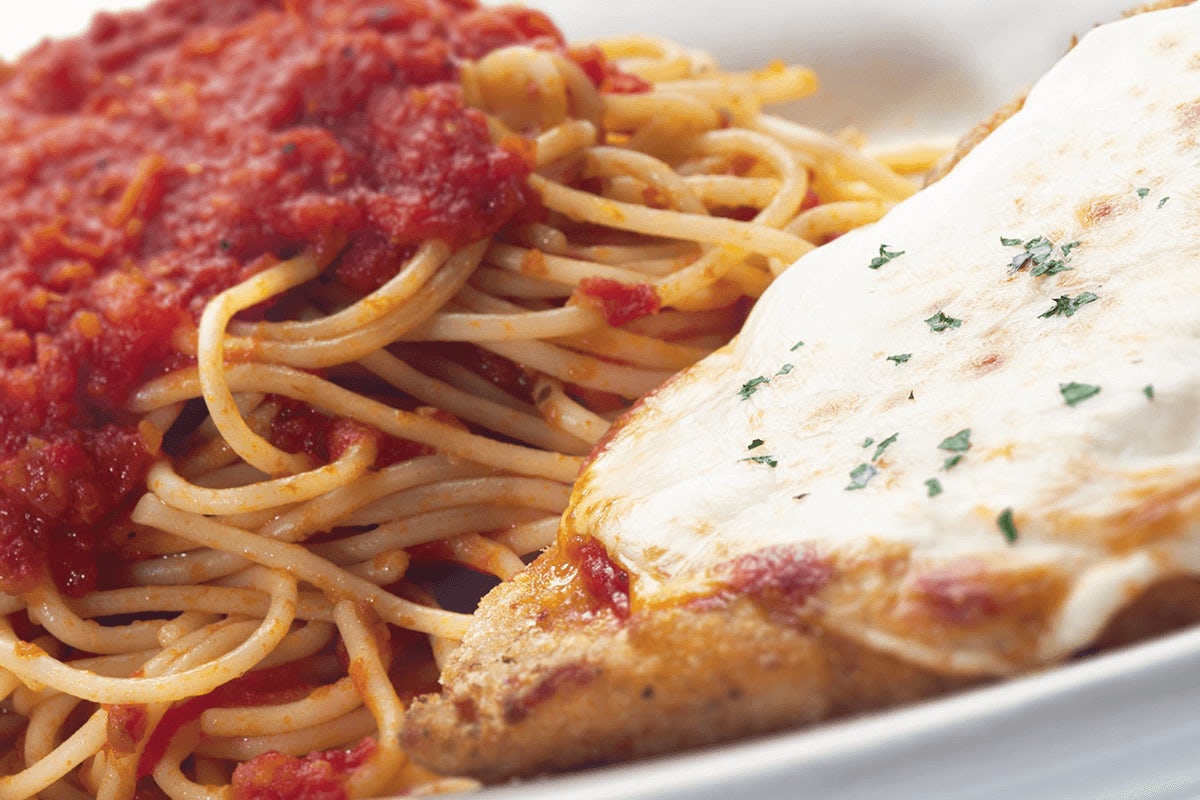 Order Chicken Parmigiana food online from Buca Di Beppo store, Columbus on bringmethat.com