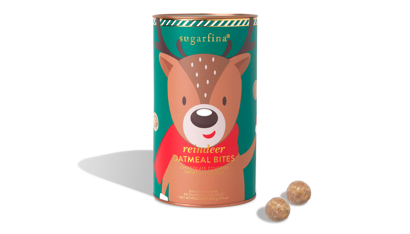 Order Reindeer Oatmeal Bites Canister food online from Sugarfina store, Culver City on bringmethat.com