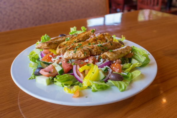 Order Grilled Chicken Salad food online from Mediterranean Cuisine 2 Inc. store, Brentwood on bringmethat.com
