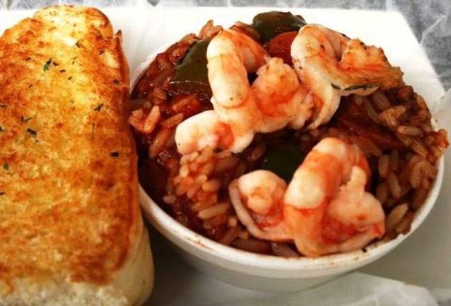 Order Jambalaya Cup food online from Rhinehart's Oyster Bar store, Augusta (Richmond County) on bringmethat.com