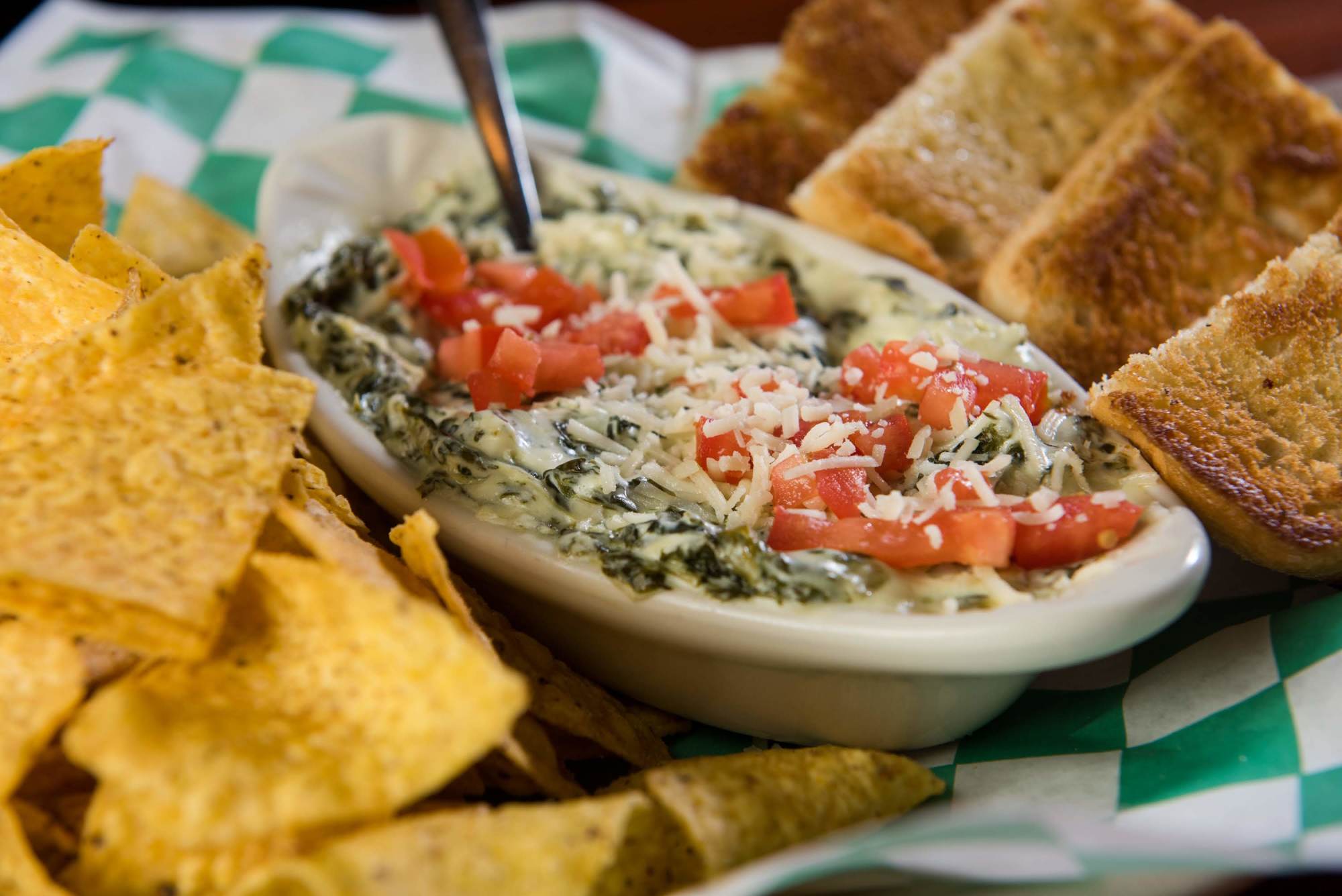 Order Spinach Dip food online from The Vine Tavern & Eatery store, Tempe on bringmethat.com