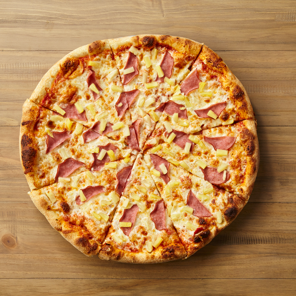 Order Hawaiian Luau Pizza food online from Johnny's New York Style Pizza store, Canton on bringmethat.com