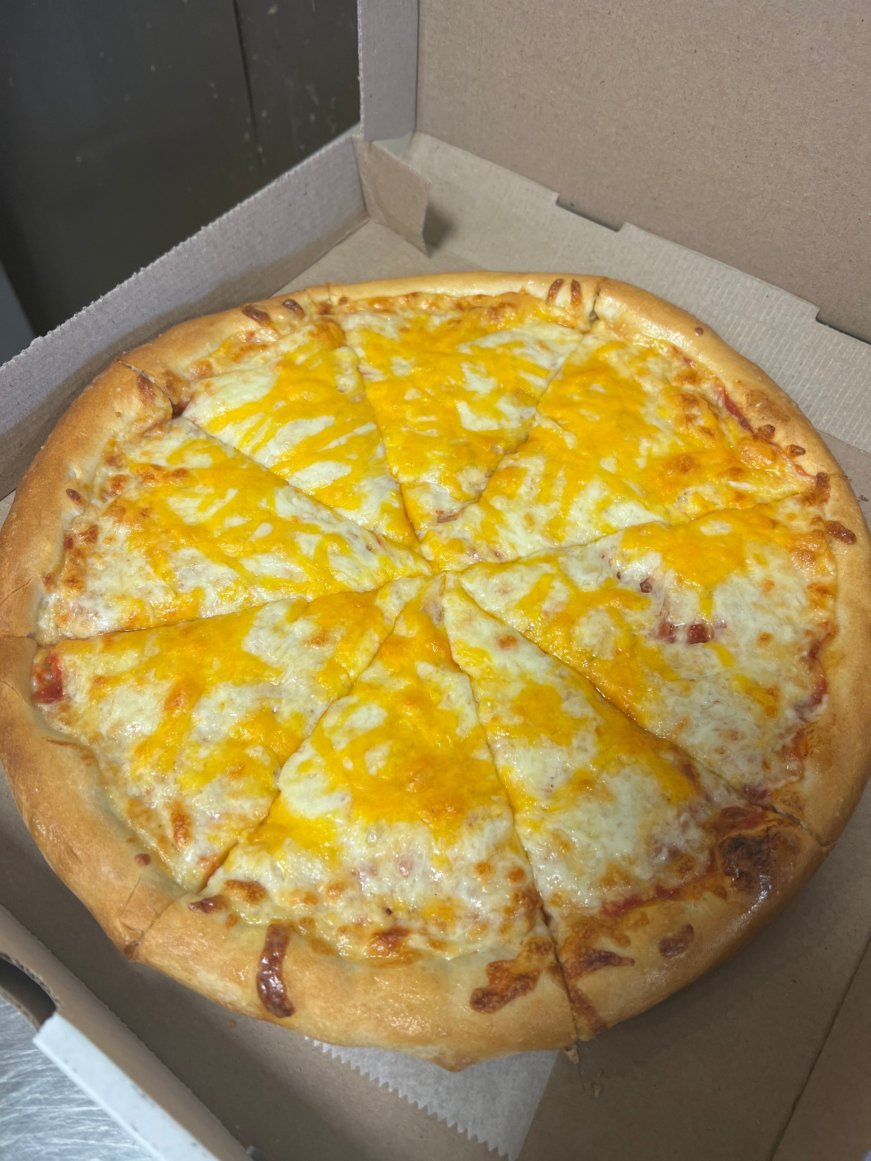 Order Ultimate cheese pizza - Personal 10” food online from Fox Pizza & Subs store, Danville on bringmethat.com