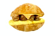 Order 90 Egg, Sausage, Cheese CR food online from Lee Sandwiches store, Gardena on bringmethat.com