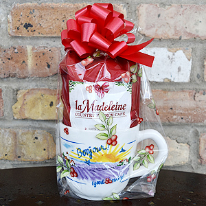 Order Bag of French Roast & French Lesson Mug food online from La Madeleine store, Fort Worth on bringmethat.com
