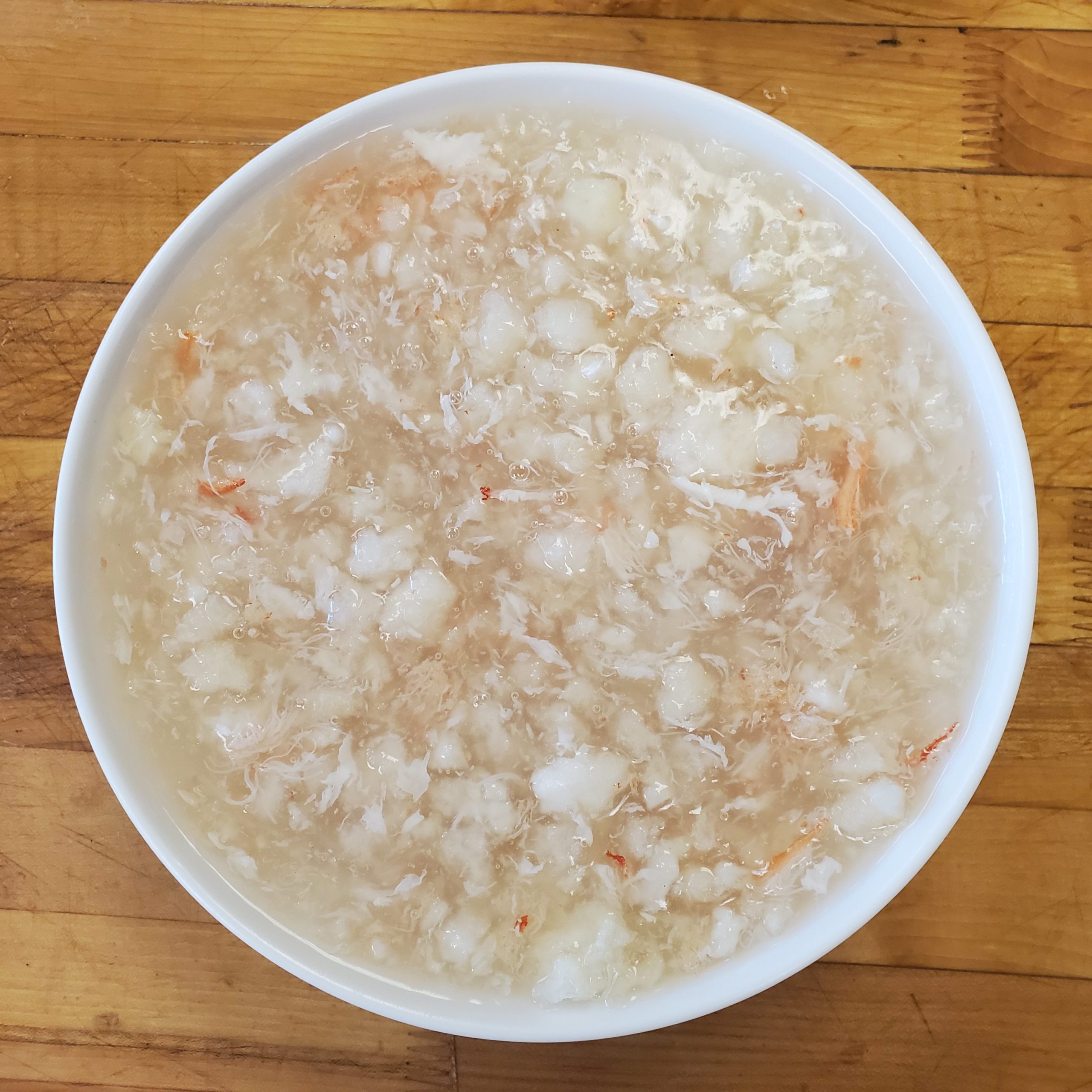 Order B. Crab Meat Fish Maw Soup food online from Eastern Pearl Chinese Restaurant store, Buffalo on bringmethat.com