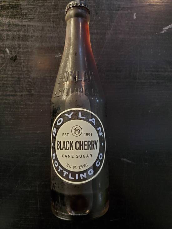 Order Boylan- Black Cherry Soda - 12 oz food online from Ivy Provisions store, Charlottesville on bringmethat.com