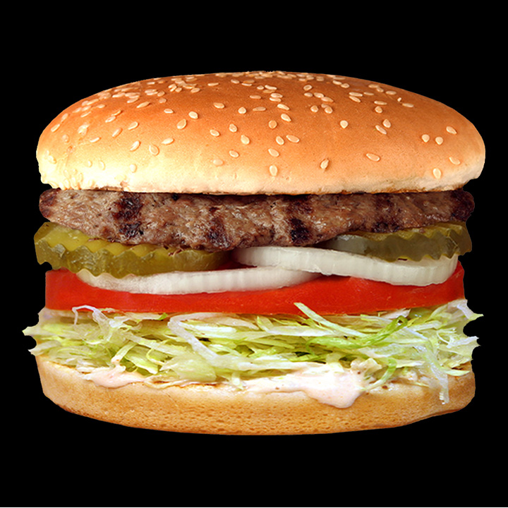Order Hamburger food online from Jim's Burgers store, Long Beach on bringmethat.com
