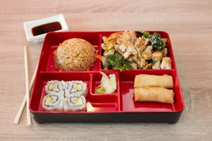 Order L.Chicken Teriyaki Bento food online from Sake House store, Beaver Dam on bringmethat.com