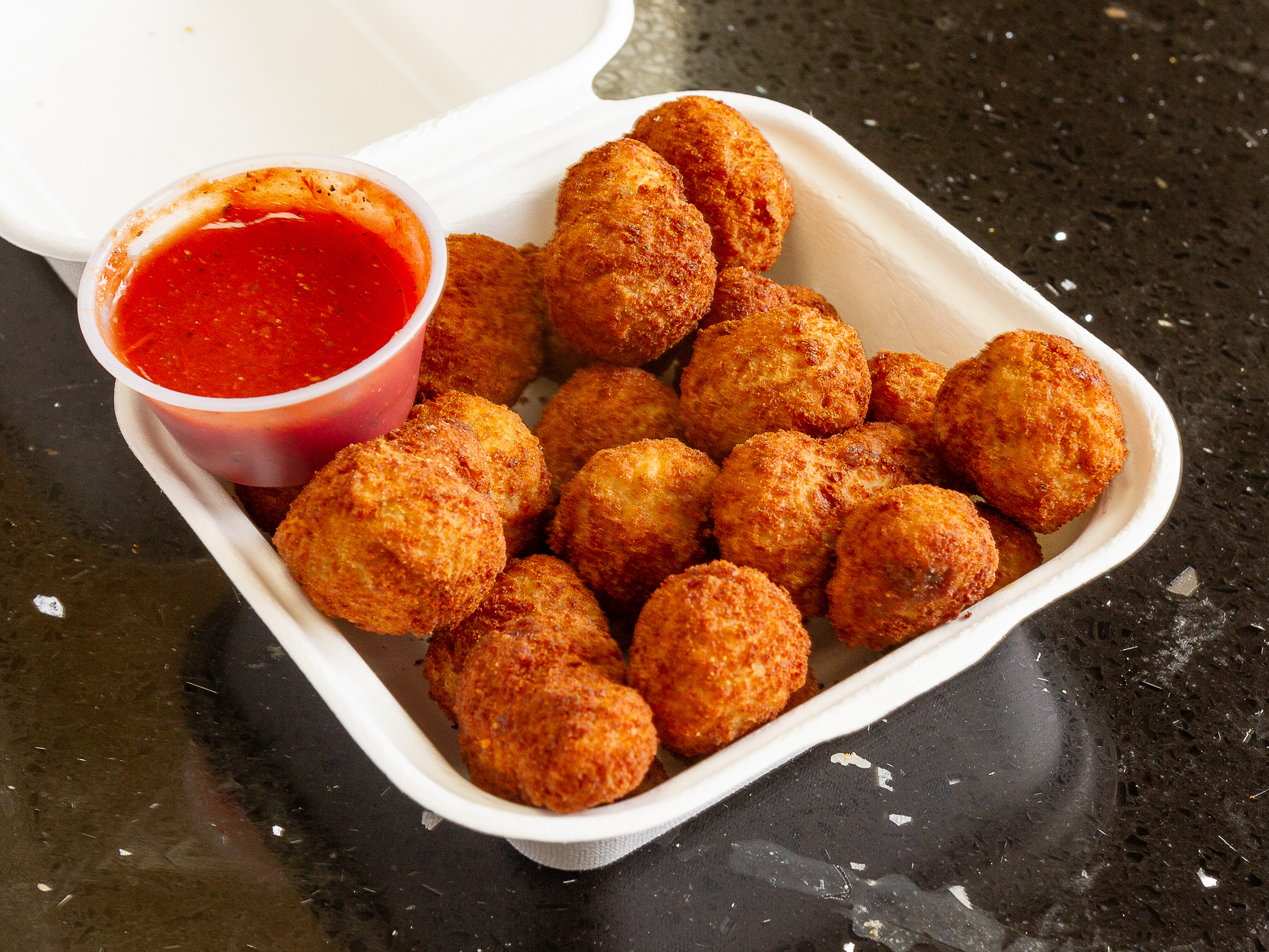 Order 12 Piece Fried Mushrooms food online from Liberty Pizza & Sub store, Windsor Mill on bringmethat.com