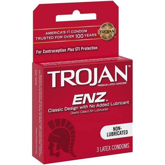 Order Trojan Regular - Non Lubricated Condoms food online from Exxon Food Mart store, Port Huron on bringmethat.com