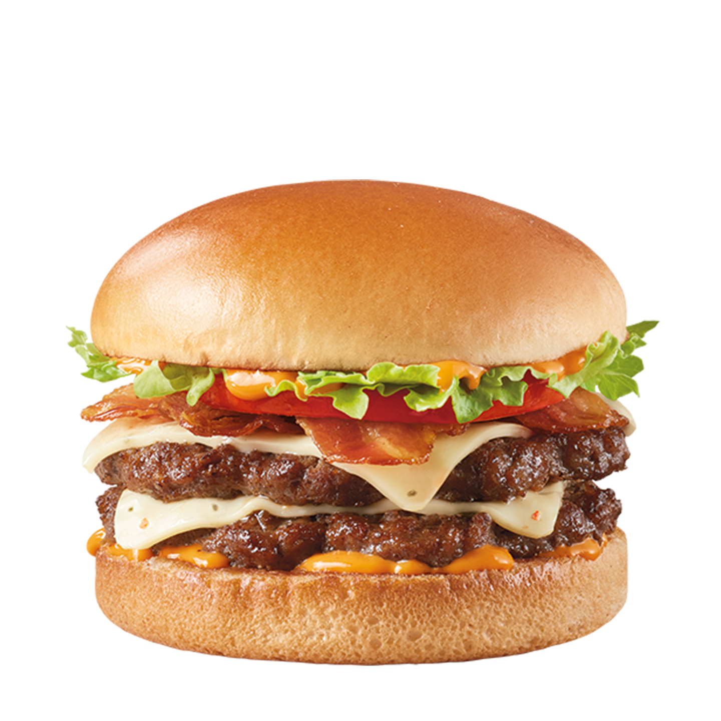 Order FlameThrower® 1/3 lb.* Signature Stackburger food online from Dairy Queen store, North Olmsted on bringmethat.com