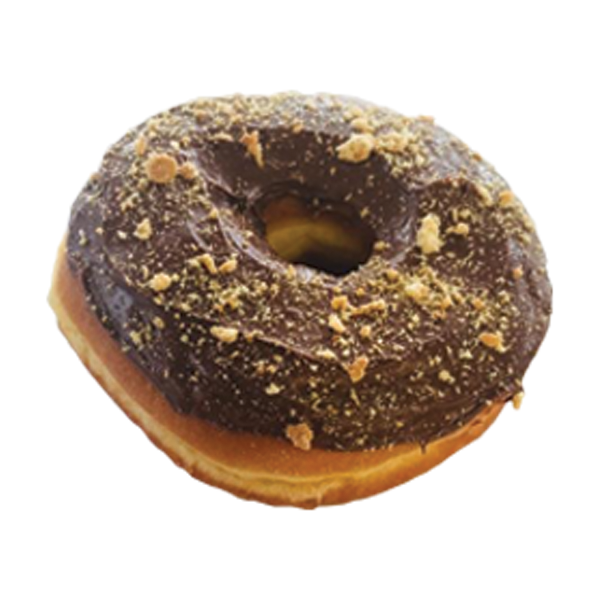 Order Nutella Raised Donut food online from Randy Donuts store, Bakersfield on bringmethat.com