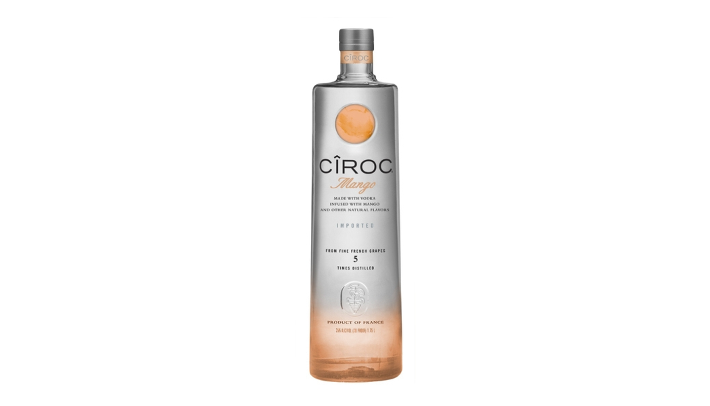 Order Ciroc Mangoes Vodka 750mL food online from Golden Rule Liquor store, West Hollywood on bringmethat.com
