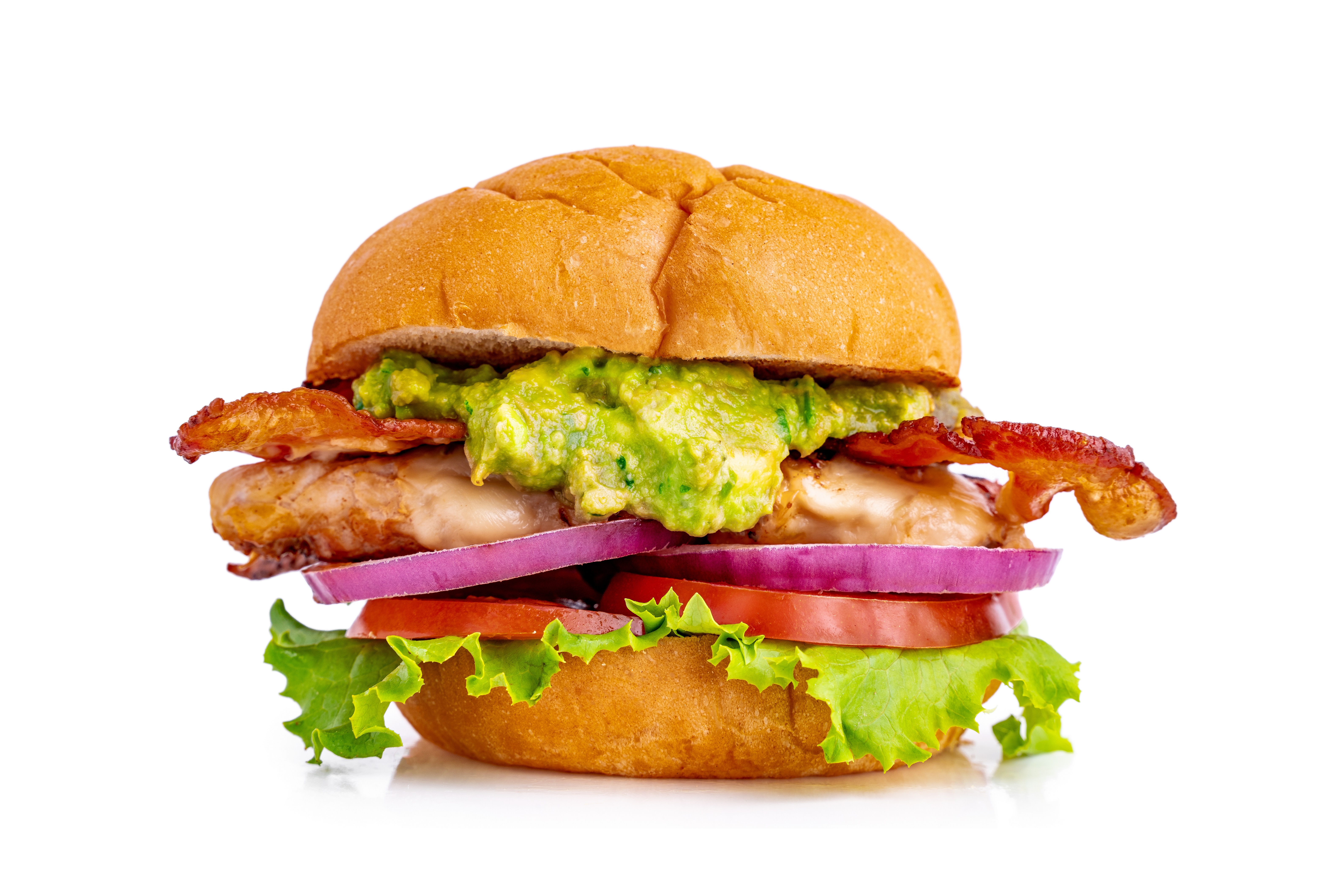 Order Guacamole Chicken Sandwich food online from Jeffersons - Brentwood store, Brentwood on bringmethat.com