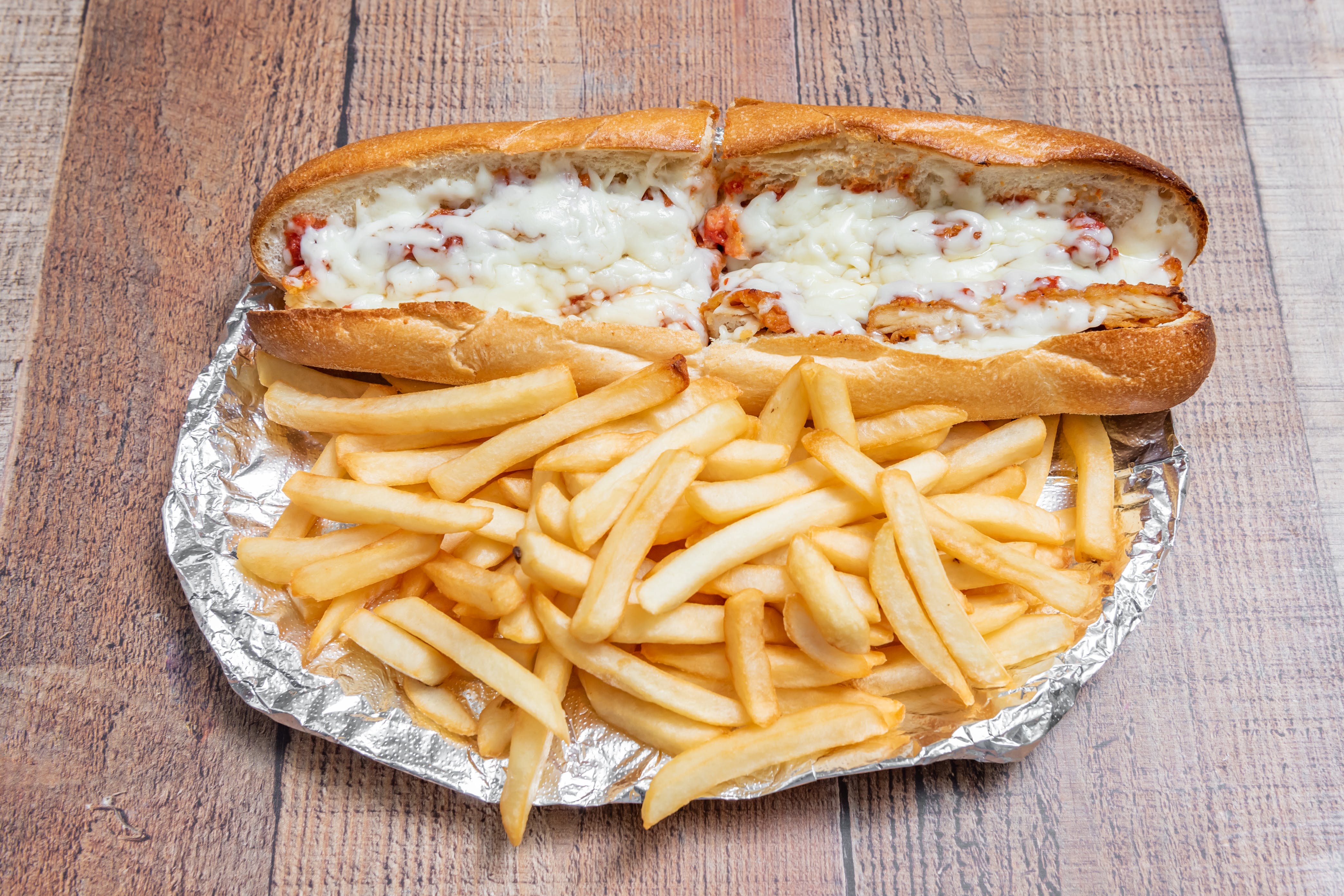 Order Chicken Parmesan Sub - Sub food online from Ray #1 Pizza store, Whitehall on bringmethat.com
