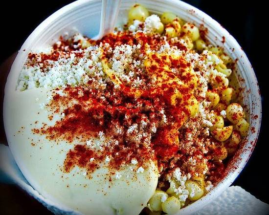 Order Esquites/Corn in a cup 8 oz food online from La Michoacana store, Rancho Cucamonga on bringmethat.com