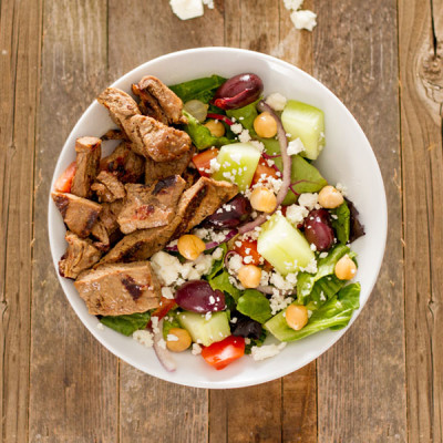 Order Grilled Steak Bowl food online from The Simple Greek store, Youngstown on bringmethat.com