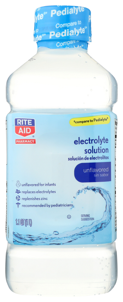 Order Rite Aid Pharmacy Pediatric Electrolyte, Unflavored - 33.8 fl oz food online from Rite Aid store, READING on bringmethat.com