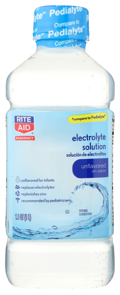 Order Rite Aid Pharmacy Pediatric Electrolyte, Unflavored - 33.8 fl oz food online from Rite Aid store, ELMIRA on bringmethat.com