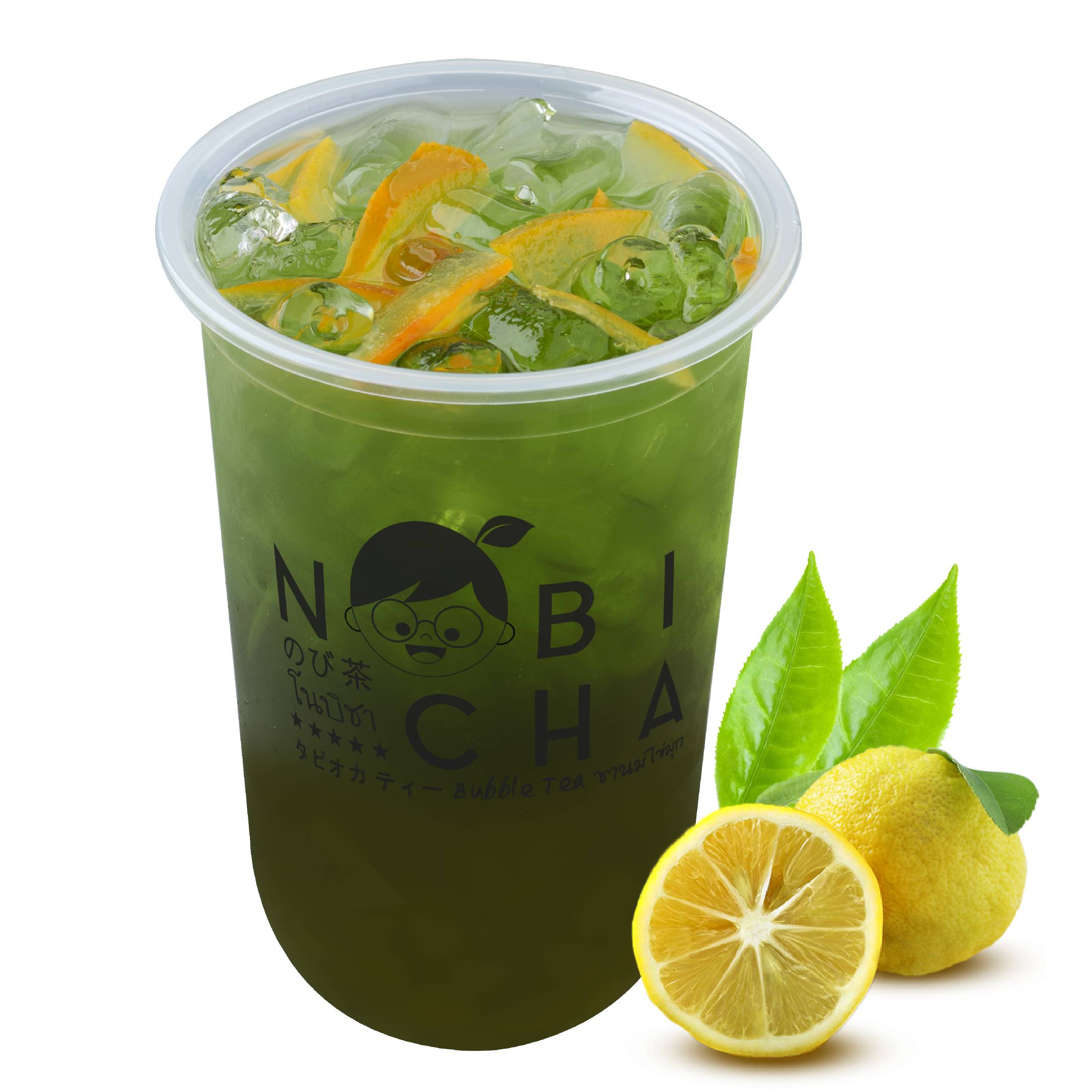 Order Yuzu Green Tea food online from Nobi Cha Bubble Tea store, Atlanta on bringmethat.com