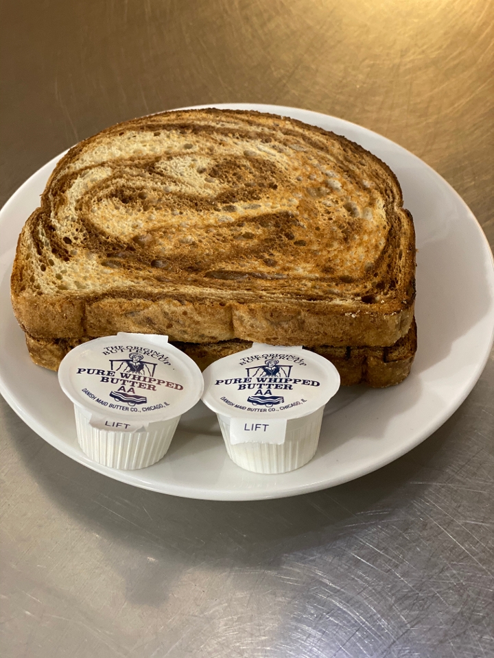Order MARBLE RYE TOAST food online from The Point Pancake House store, Gurnee on bringmethat.com