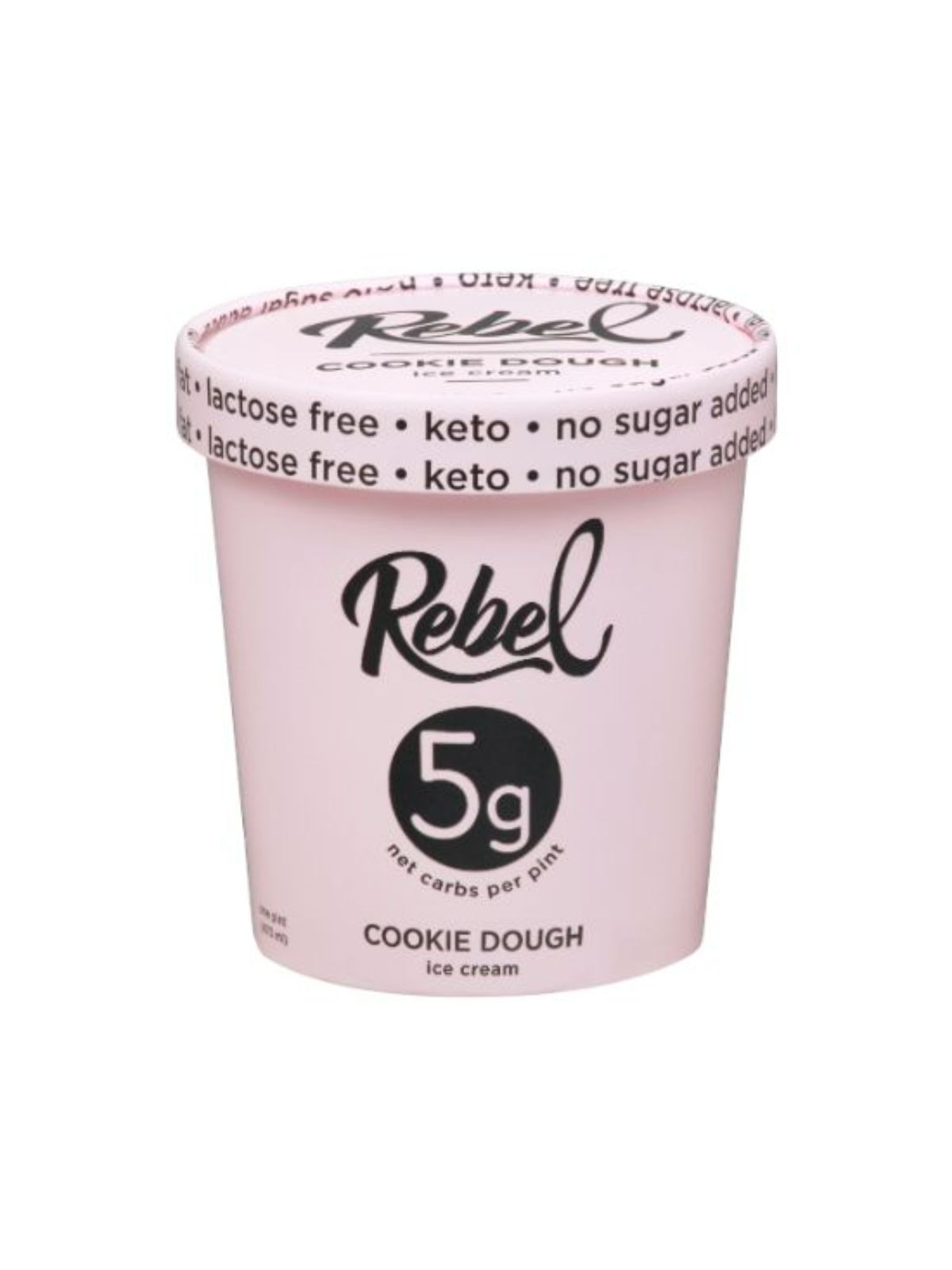 Order Rebel Cookie Dough Ice Cream (1 Pint) food online from Stock-Up Mart store, Minneapolis on bringmethat.com
