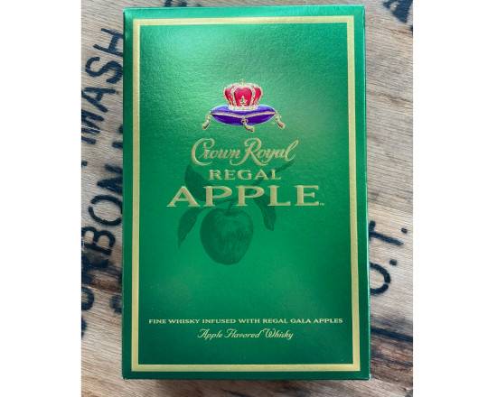 Order Crown Royal Regal Apple, 750mL whiskey (35.0% ABV) food online from Chris's Liquor- 2203 S Lamar Blvd store, Austin on bringmethat.com