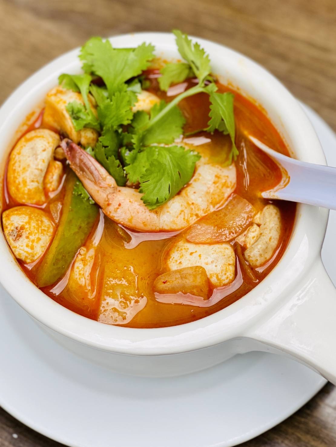 Order TOM YUM GOONG SOUP  food online from Mee Thai Cuisine store, Brooklyn on bringmethat.com