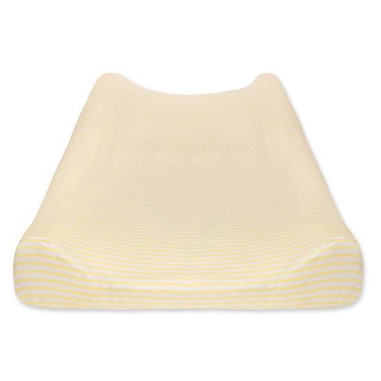 Order Burt's Bees Baby® Bee Essentials Stripe Organic Cotton Changing Pad Cover food online from Buybuy Baby store, Mason on bringmethat.com