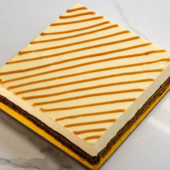 Order Salted Caramel Cheese Cake Large food online from Patis Bakery store, Teaneck on bringmethat.com